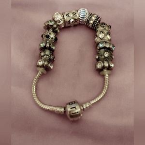 ✨👑Brissys Silver 14 Charm Bracelet👑✨